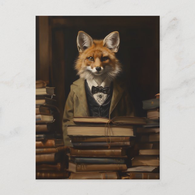 Carte Postale Professeur Fox (Devant)