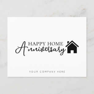 Carte Postale Professionnel Bonne Maison Anniversaire Immobilier