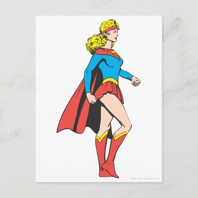 Carte Postale Profil Supergirl (Devant)