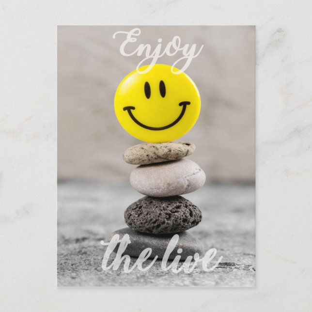 Carte Postale Profite de la vie ! (Devant)