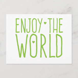 Carte Postale profiter du monde