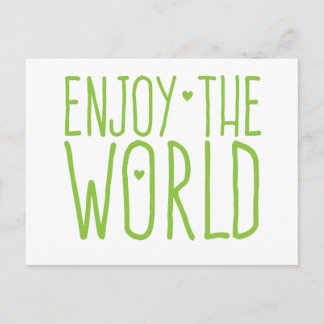 Carte Postale profiter du monde