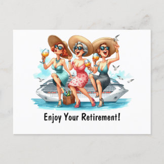 Carte Postale Profitez de la retraite