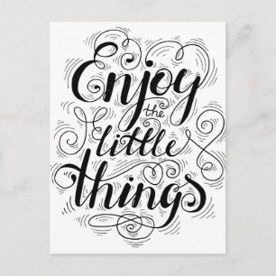 Carte Postale Profitez Des Petites Choses 1