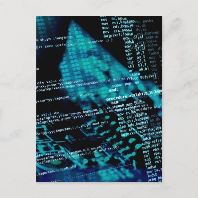 Carte Postale Programmation informatique (Devant)