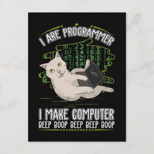 Carte Postale Programmeur humour informatique