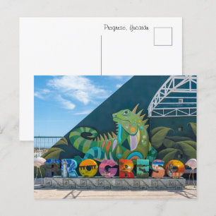 Carte postale Progreso, Yucatán