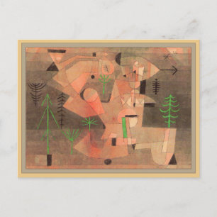 Carte Postale Project for a Garden by Paul Klee