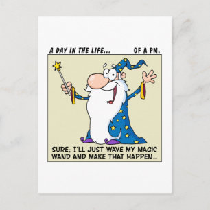 Carte Postale Project Managers Have Magical Powers