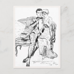 Carte Postale Projet artistique de Russell L. Swigert de 1917