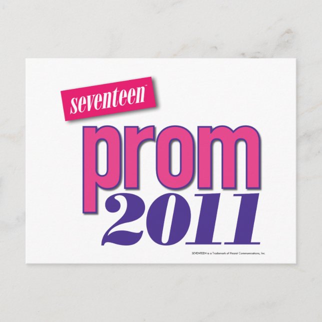 Carte Postale Prom 2011 - Rose (Devant)