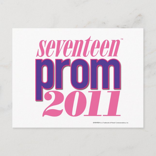 Carte Postale Prom 2011 - Violet (Devant)
