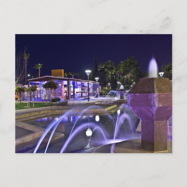 Carte Postale Promenade à Limassol, Chypre (Devant)