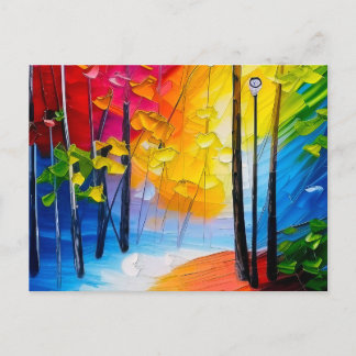 Carte Postale Promenade Dans Le Parc