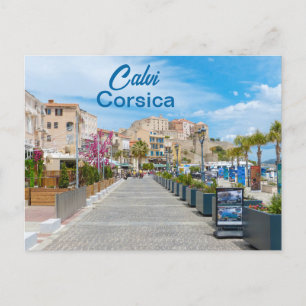 Carte Postale Promenade de Calvi en Corse