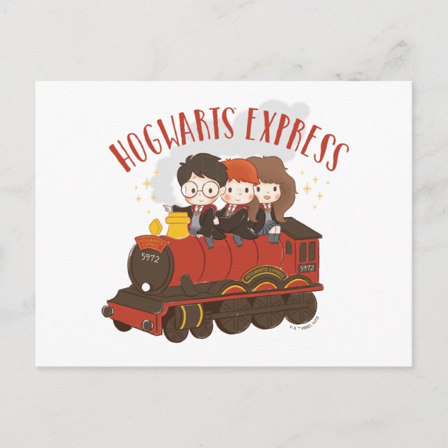 Carte Postale Promenade du Chibi HOGWARTS EXPRESS™ (Devant)