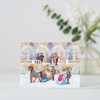 Carte Postale Promenade hivernale