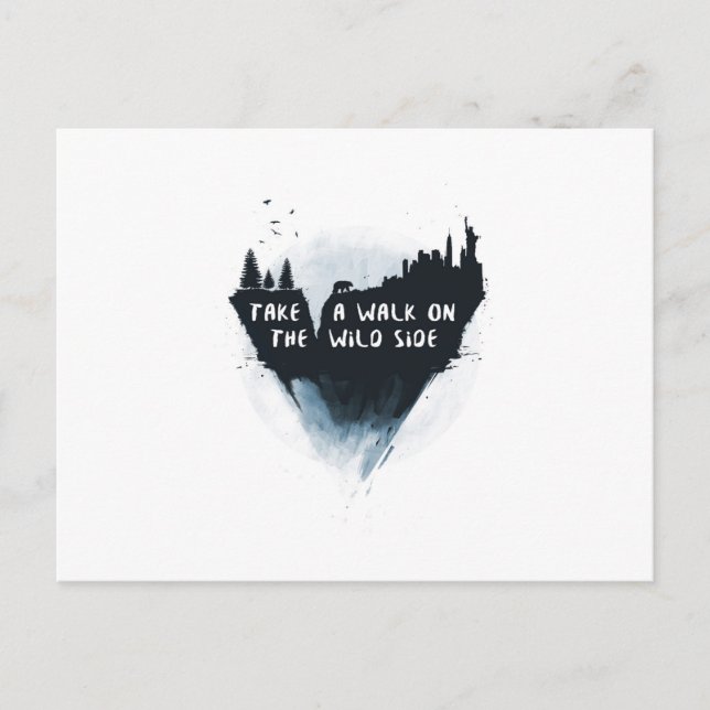 Carte Postale Promenez-vous dans la nature (Devant)