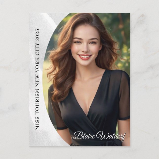 Carte postale Promo glace marbré pour les particip (Devant)