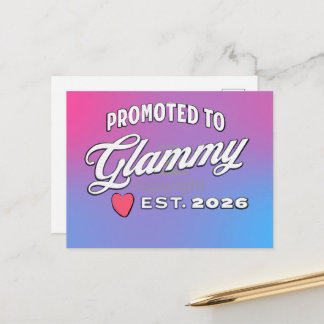 Carte Postale Promotion de grand-mère pour nouveau bébé en 2026