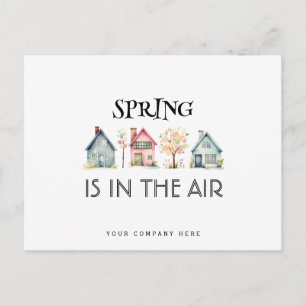 Carte Postale Promotion immobilière : Le Printemps est dans l'Ai