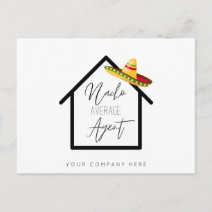 Carte Postale Promotionnel d'agent immobilier pas moyen Nacho 
