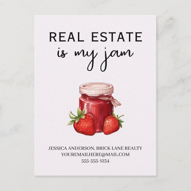 Carte Postale Promotionnels Immobilier est My Jam Immo (Devant)