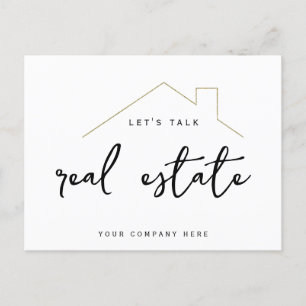 Carte Postale Promotionnels Parlons Immobilier Gold House