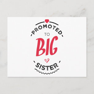 Carte Postale Promu à la grande soeur