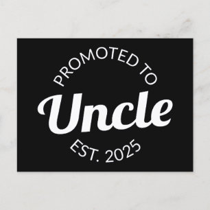 Carte Postale Promu À Oncle Est. 2025 I