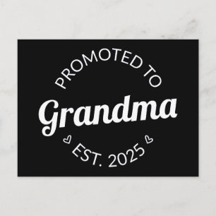 Carte Postale Promue Grand-mère Ét. 2025 Je