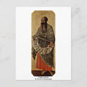 Carte Postale Prophète Malachi Par Duccio Di Buoninsegna