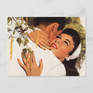 Carte Postale Proposition de mariage vintage, Amour et Romance