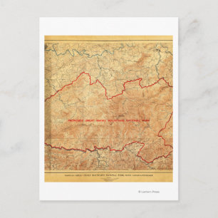 Carte Postale Proposition pour le parc national des Great Smoky