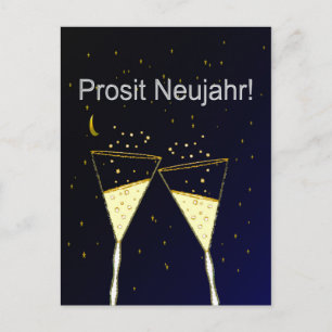 Carte Postale Prosit Neujahr