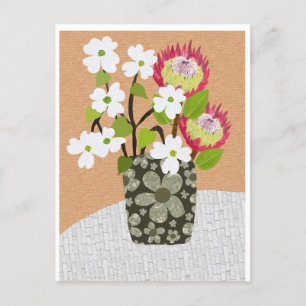 Carte postale Protea et Dogwood