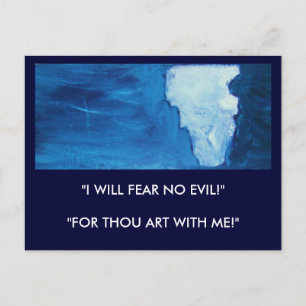 CARTE POSTALE PROTECTION DE DIEU (ISAIAH 41)