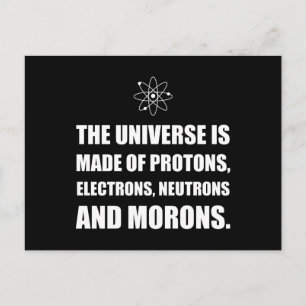 Carte Postale Protons Electrons