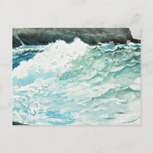 Carte Postale Prouts Neck, tableau d'art de Winslow Homer,  