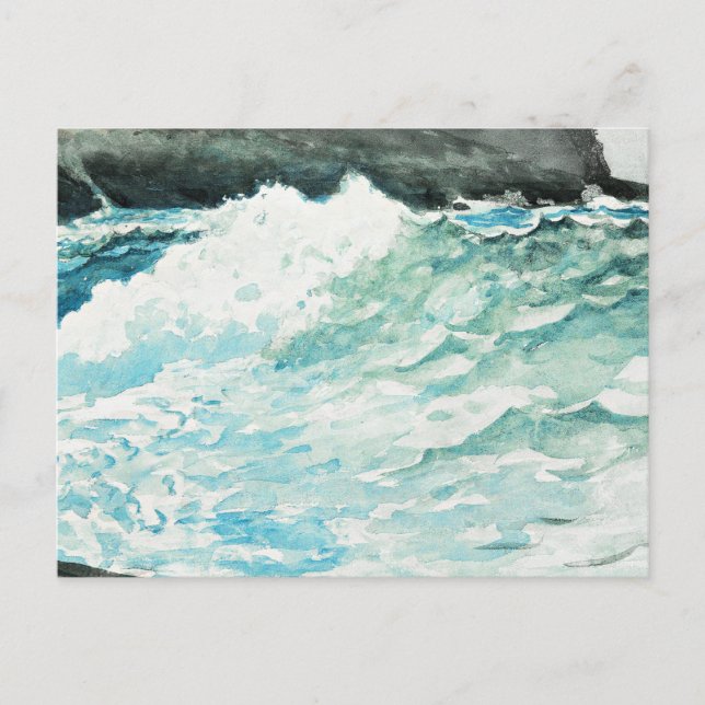 Carte Postale Prouts Neck, tableau d'art de Winslow Homer,   (Devant)