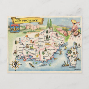 Carte postale Provence France