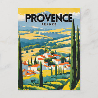 Carte Postale Provence France Travel