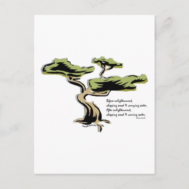 Carte Postale Proverbe chinois (Devant)