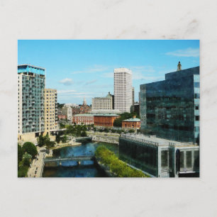 Carte Postale Providence RI Skyline
