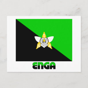 Carte Postale Province d'Enga, PNG