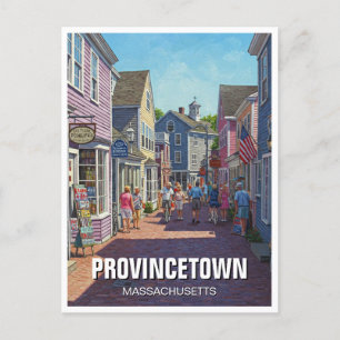 Carte Postale Provincetown Massachusetts Travel