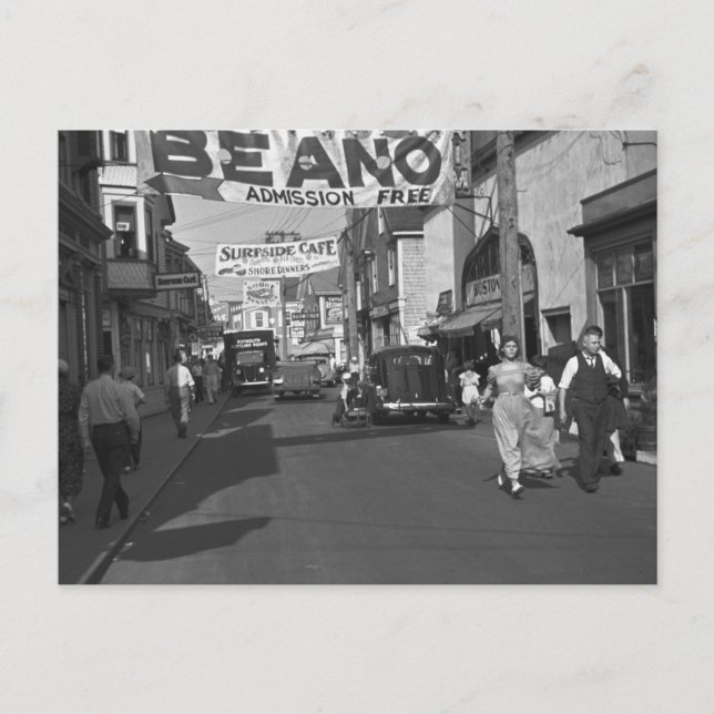 Carte Postale Provincetown, messe. :1937 (Devant)