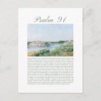 Carte Postale Psalm 91  Bible Verse postcard