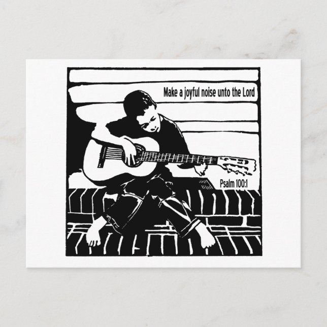 Carte Postale Psaume 100:1 (Devant)