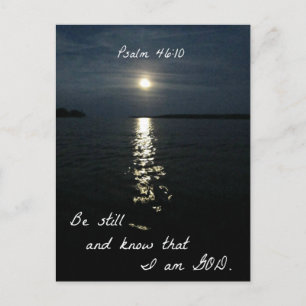 Carte Postale Psaume 46:10